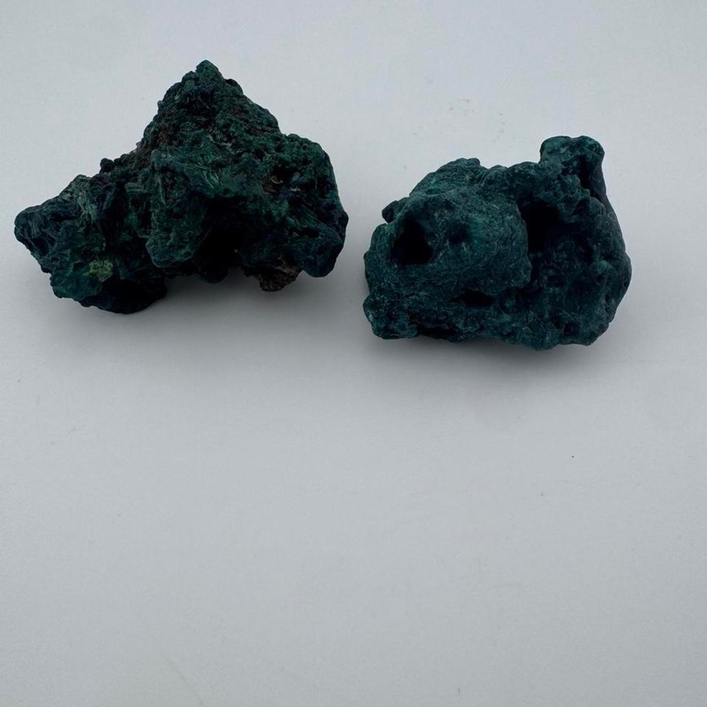 2x Malachite Mineral Specimen